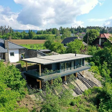 Modernes Ferienhaus Mit Panoramablick Rosegg Exteriör bild